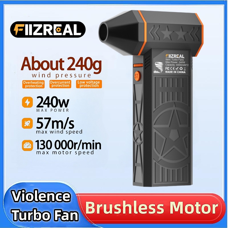 Dryer Car Blower - Fiizreal X50 240W borstelloze turbofan 57m/s