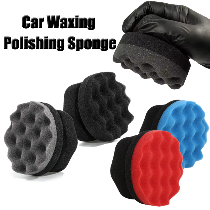 Wax Applicator Pad - Autowas Polijstspons Zeshoekige grip Applicator Handband