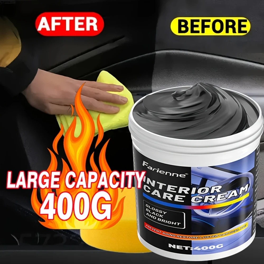 Trim Restorer Plastic - NIEUW Heavy-Duty auto-kunststof vernieuwerwas - snelwerkende