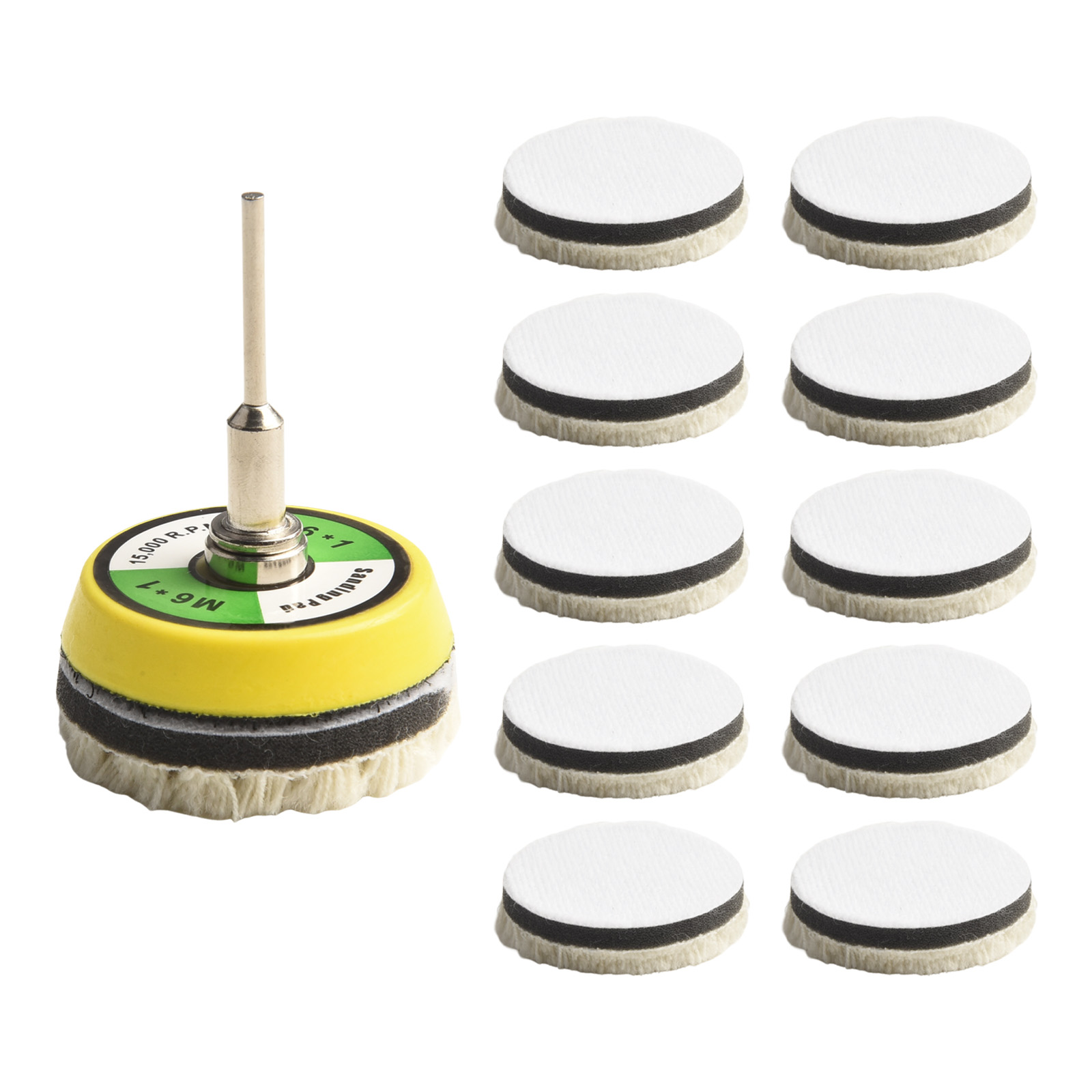 Polijstpads Wol Polijstpads 11 - Polish Pad Set Buffer recensie en prijs