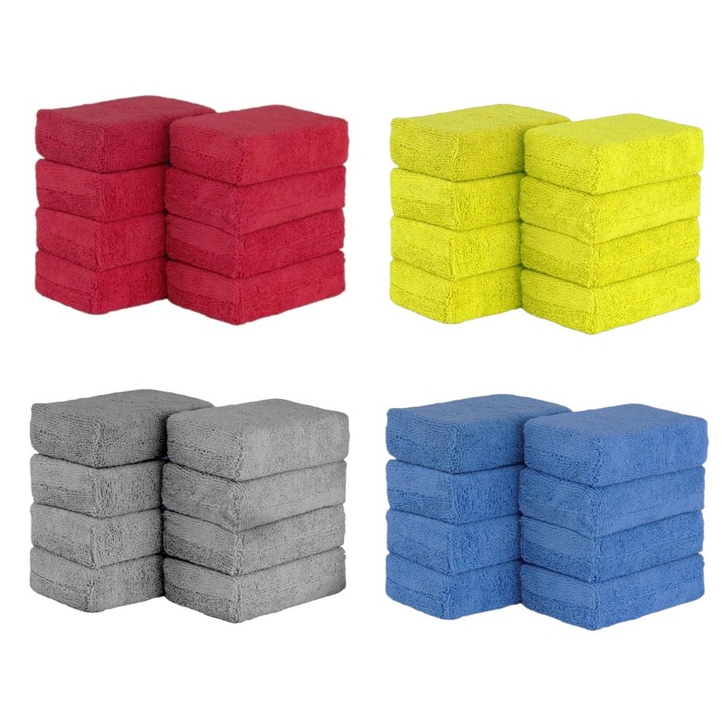 8 stuks microvezel autowas app - Wax Applicator Pad recensie en prijs