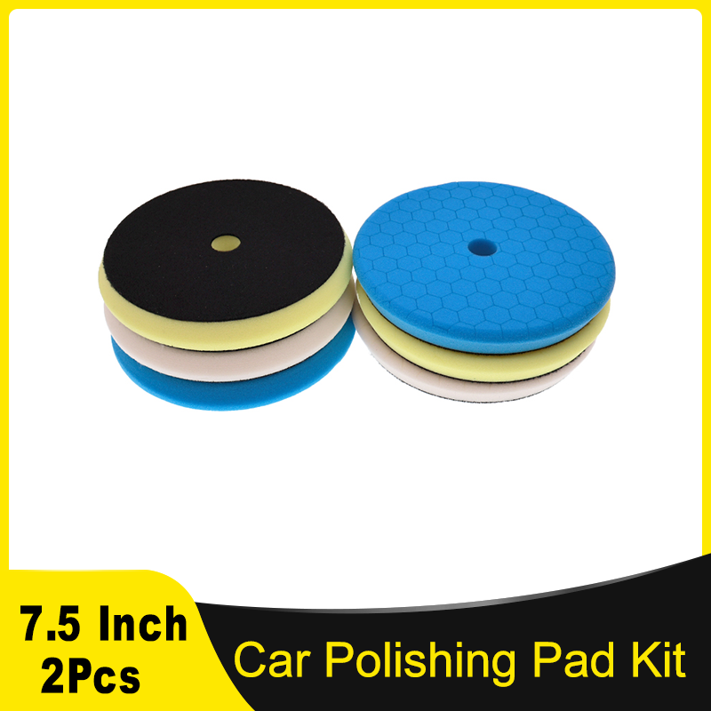 7,5 inch autopoetsset met grov - Polish Pad Set Buffer recensie en prijs